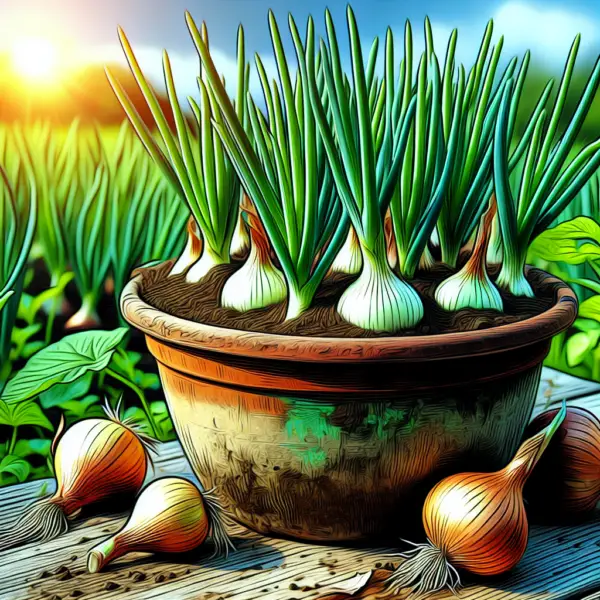 Onions In Containers Sunlight Watering And Fertilization Tips