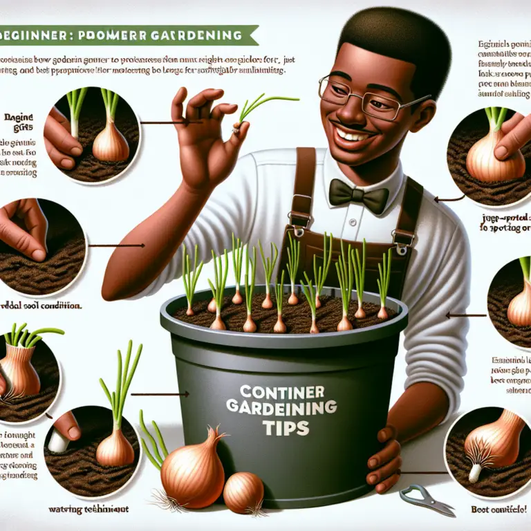 Container Gardening for Beginners Easy Tips for Growing Onions Enjoy